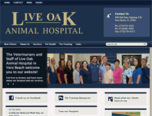 Tablet Screenshot of liveoakah.com